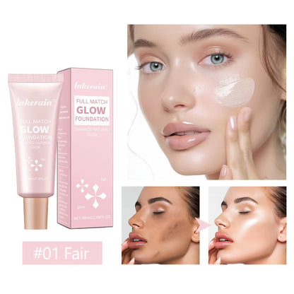 Glow Foundation Illuminator Glotion Natural Glow Enhancer Glowing Moisturizing Lightweight Base Multi-Purpose Illuminator Highli
