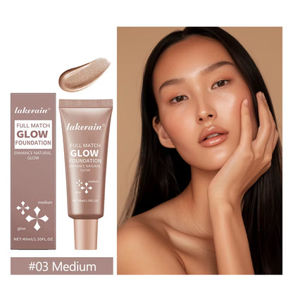 Glow Foundation Illuminator Glotion Natural Glow Enhancer Glowing Moisturizing Lightweight Base Multi-Purpose Illuminator Highli
