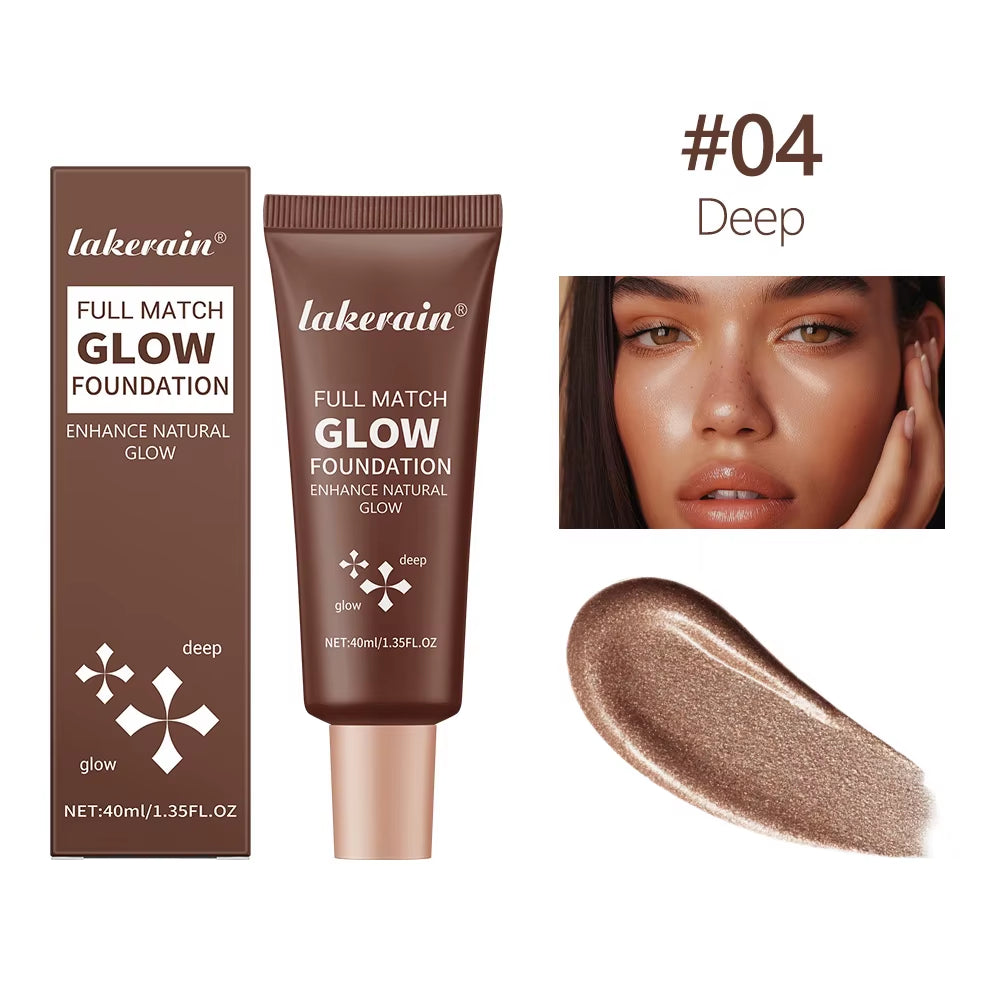 Glow Foundation Illuminator Glotion Natural Glow Enhancer Glowing Moisturizing Lightweight Base Multi-Purpose Illuminator Highli