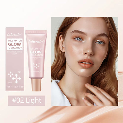 Glow Foundation Illuminator Glotion Natural Glow Enhancer Glowing Moisturizing Lightweight Base Multi-Purpose Illuminator Highli